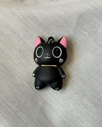 Pen USB 64GB em forma de gato preto Kawaii