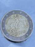 Moeda 2€ grecia rara com defeito de cunhagem