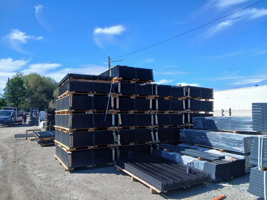 Panel ogrodzeniowy fi 4mm 153cm OCYNK!!! panele słupki siatki furtki