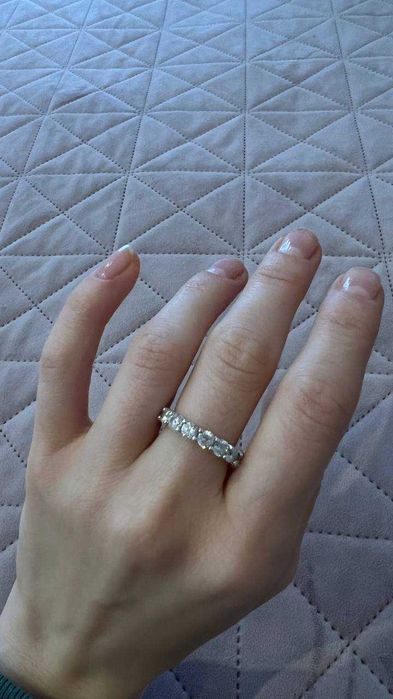 Каблучка срібна, 17 розмір