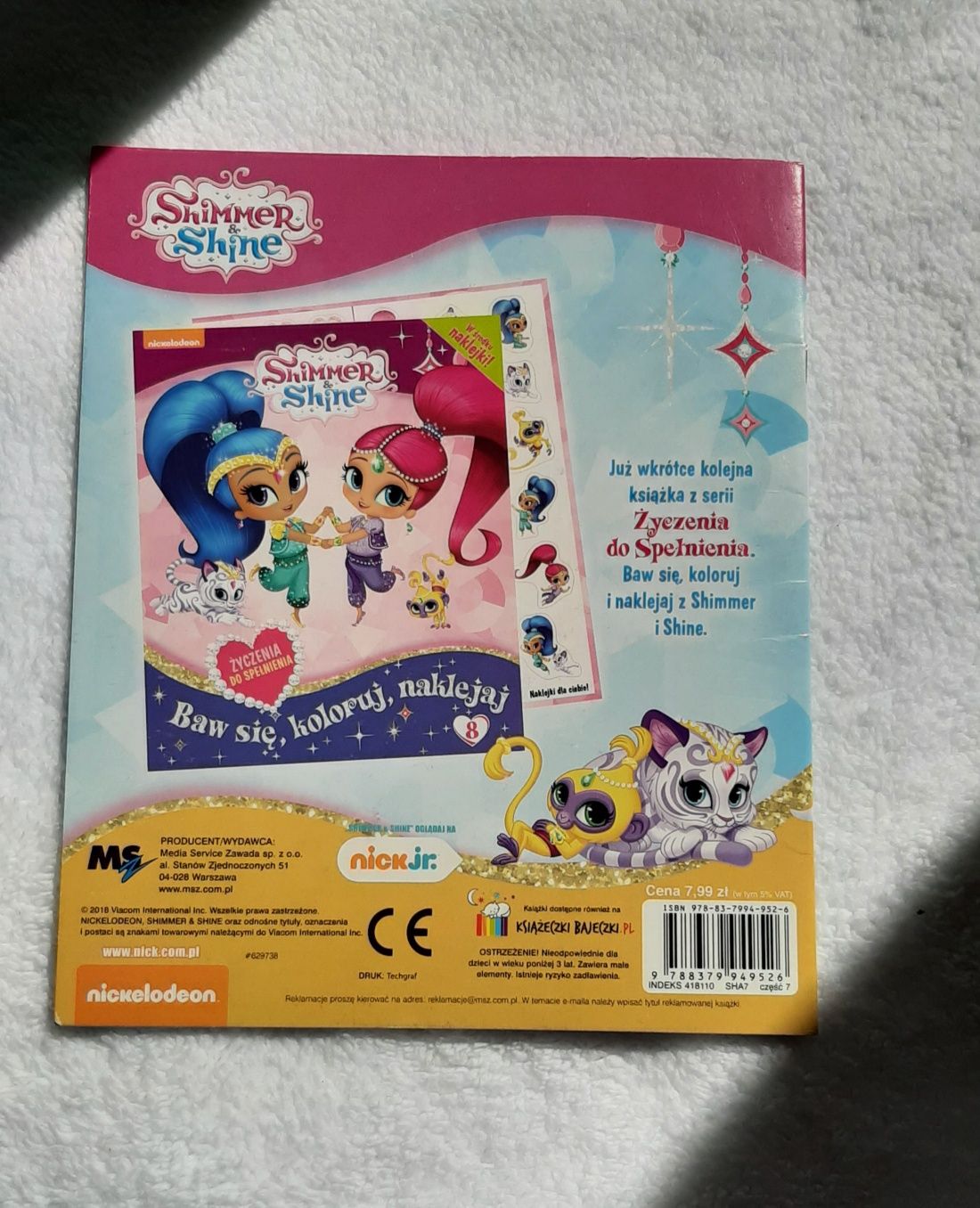 Shimmer&Shine książeczka z zadaniami