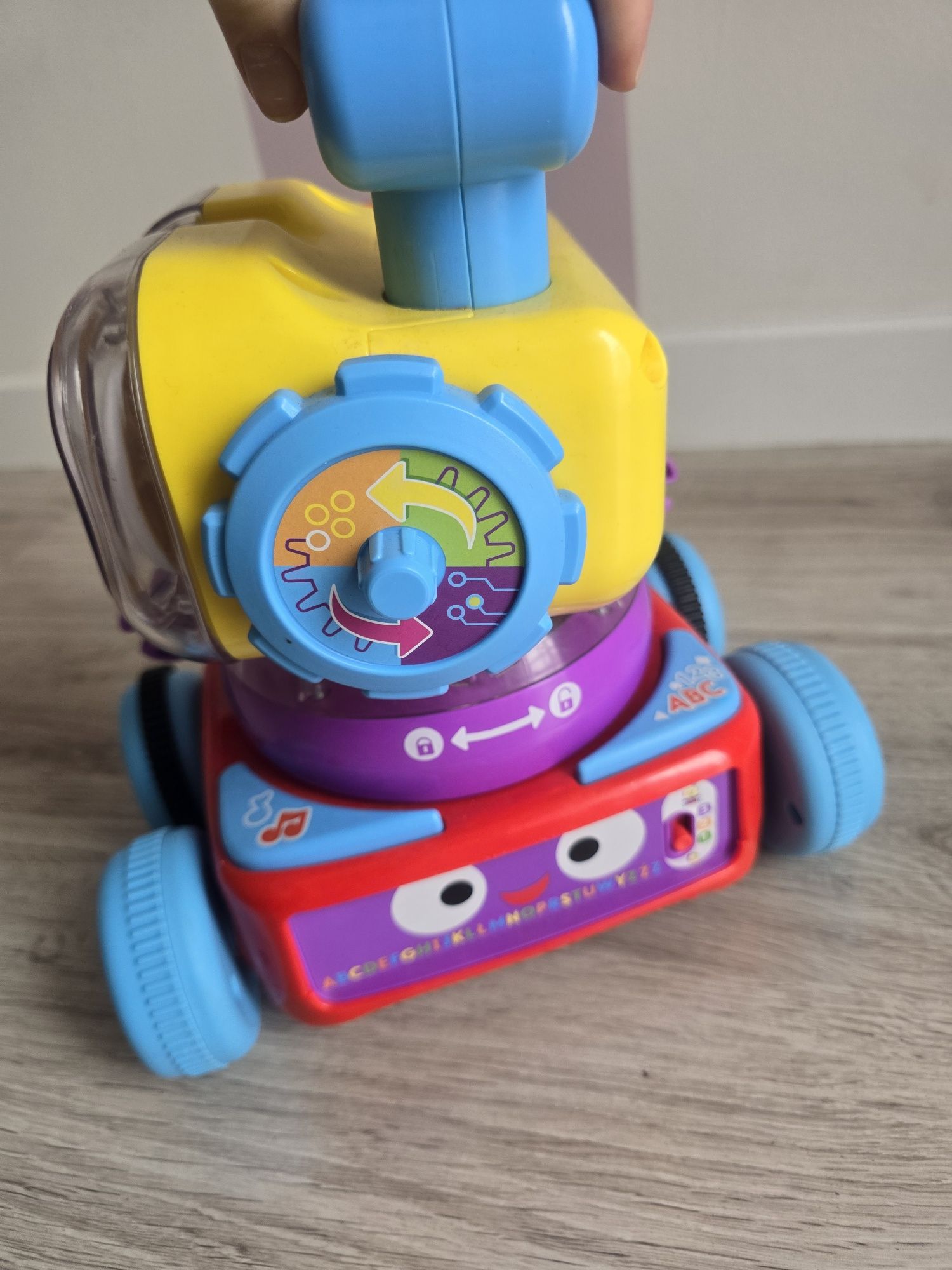 Robot fisher price zabawka do czworakowania niemowlę interaktywna