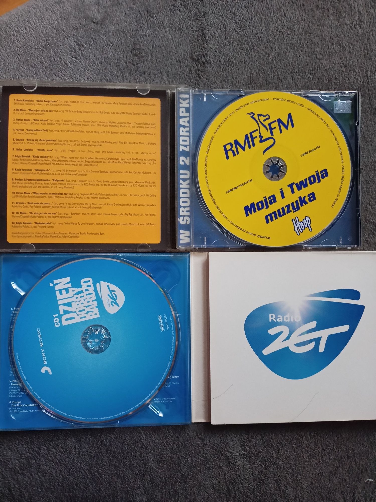 Dzień dobry bardzo radio Zet + RMF moja i twoja muzyka, płyty CD