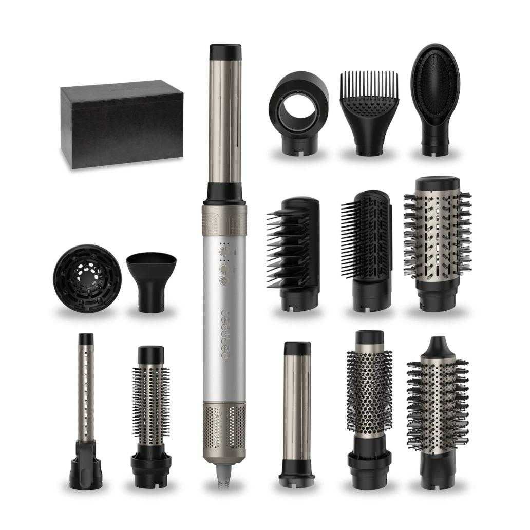 Modelador 14 em 1 Cecotec AirGlam Ceramic 1400W Silver