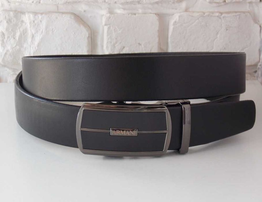 Мужской кожаный ремень автомат / шкіряний ремінь чоловічий