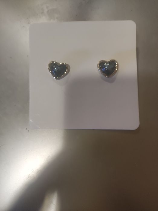 Brincos Coração Aço