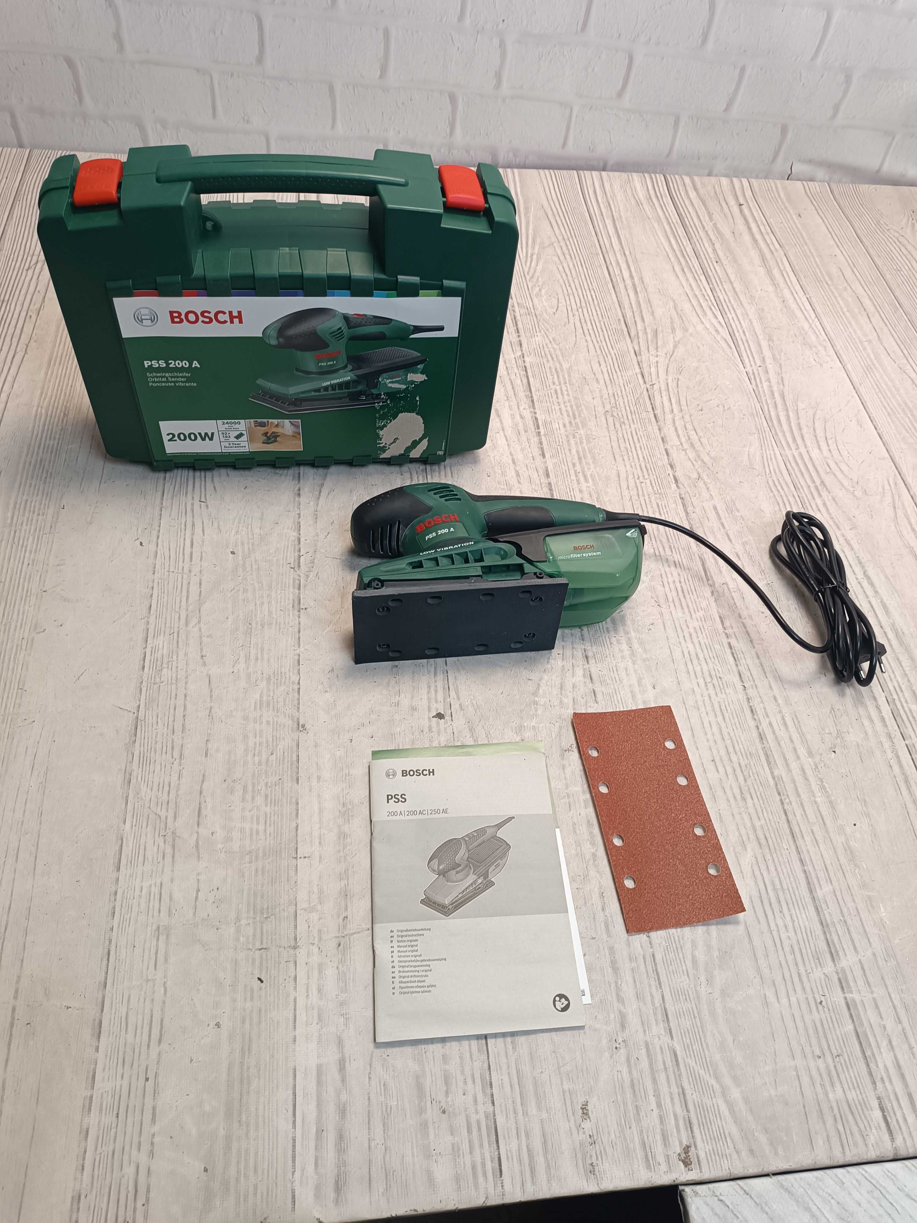 Вібраційна шліфмашина Bosch PSS 200 AC