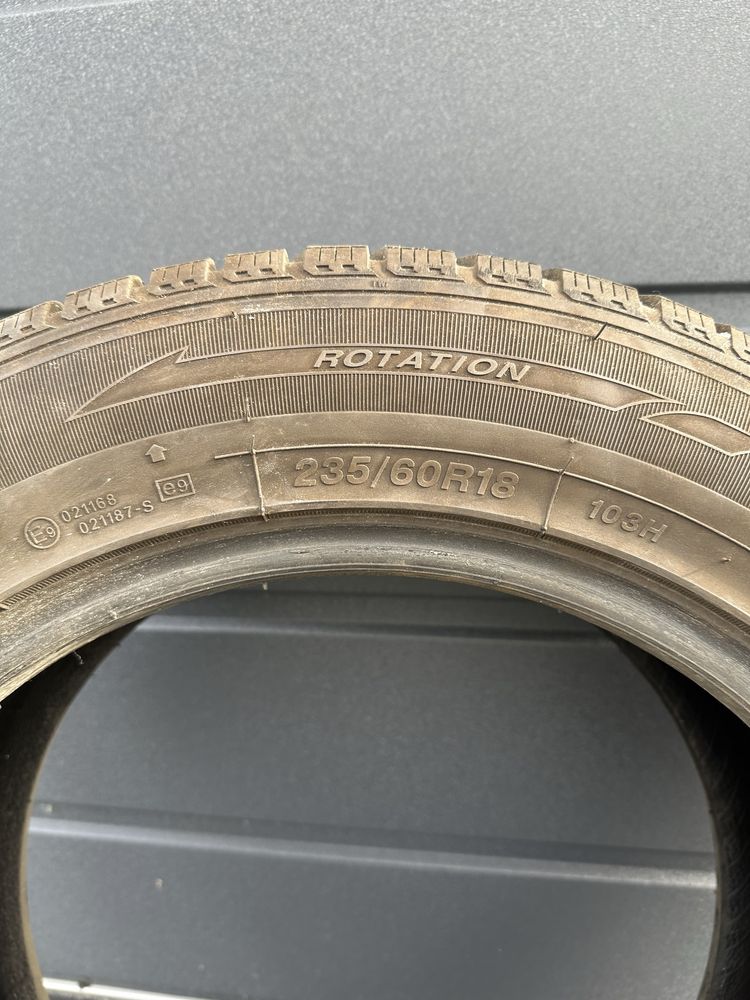 Opony zimowe Rozmiar 235/60R18