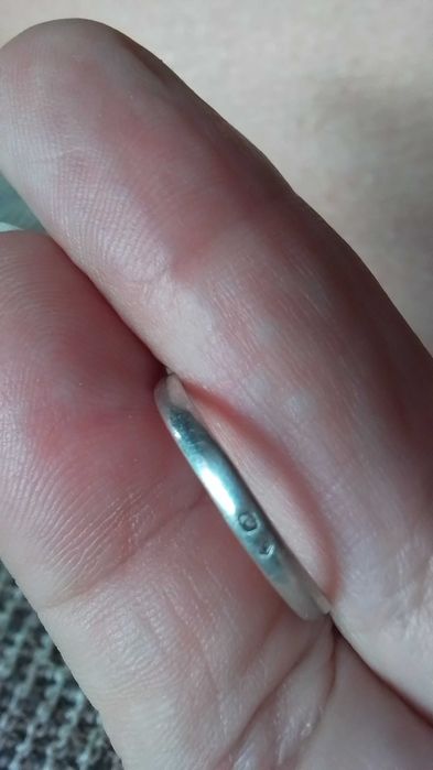 Anel de prata e ouro, vintage, com topázio