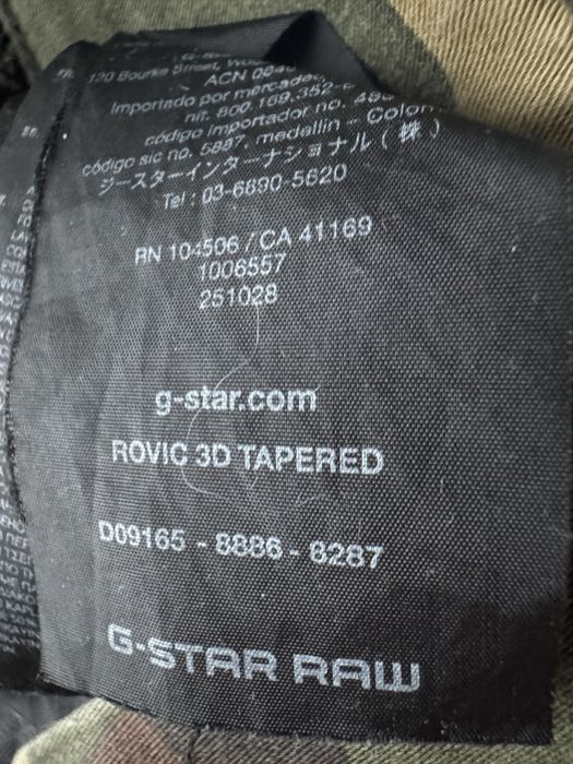 Bojowki G star Rovic 32/34 L/XL stan BDB
