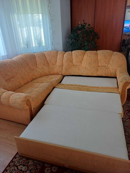 świetna i bardzo wygodna sofa narożna z funkcją spania
