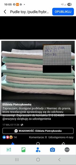 Podkłady do prania