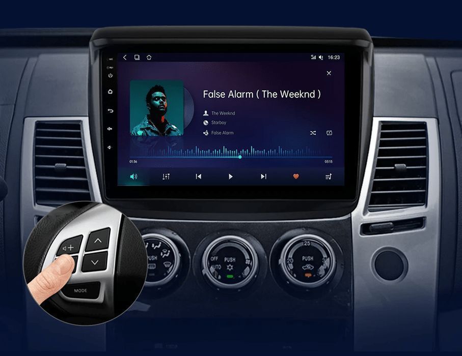 Radio Android do Mitsubishi Pajero Sport 2 / L200 / Triton 6GB 128GB