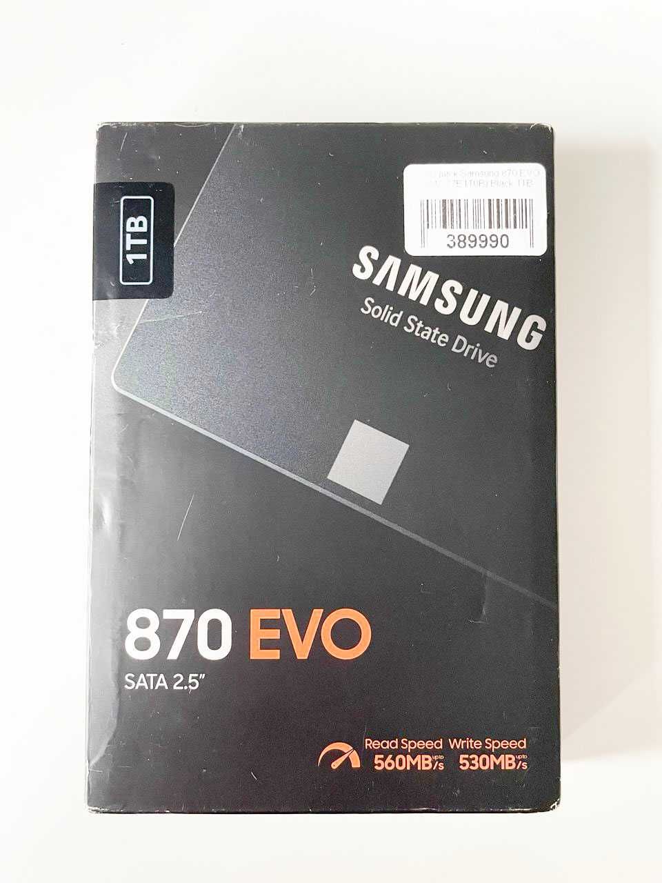 SSD диск Samsung 870 Evo-Series 1TB 2.5" SATA III V-NAND 3bit MLC
