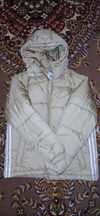 Пуховик чоловічий Adidas Padded Hooded Puffy Jacket Beige H13556