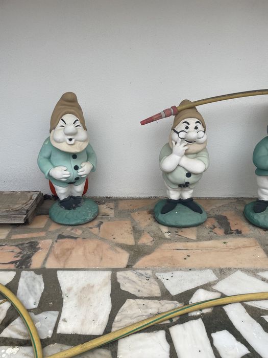 Decoração de Jardim (Branca de Neve e 7 anões)