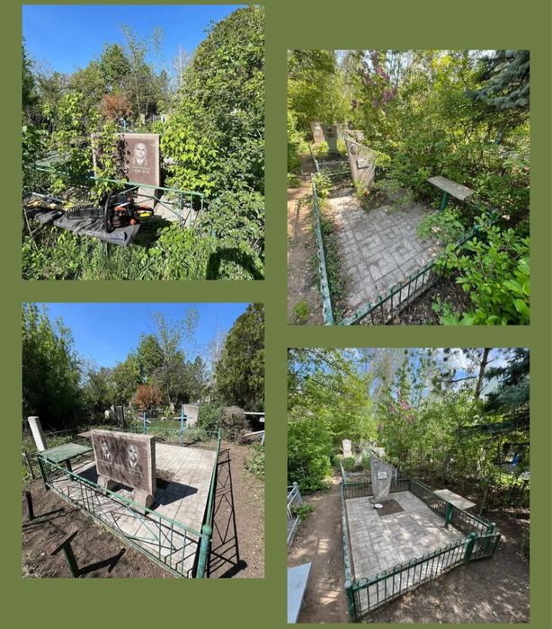 Уборка могил, прибирання захоронень у місті та області