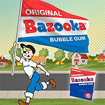 Жвачка Bazooka Original 225шт. 1350g Оригинал Тунис