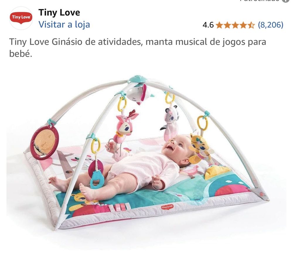 Ginasio bebe tiny love