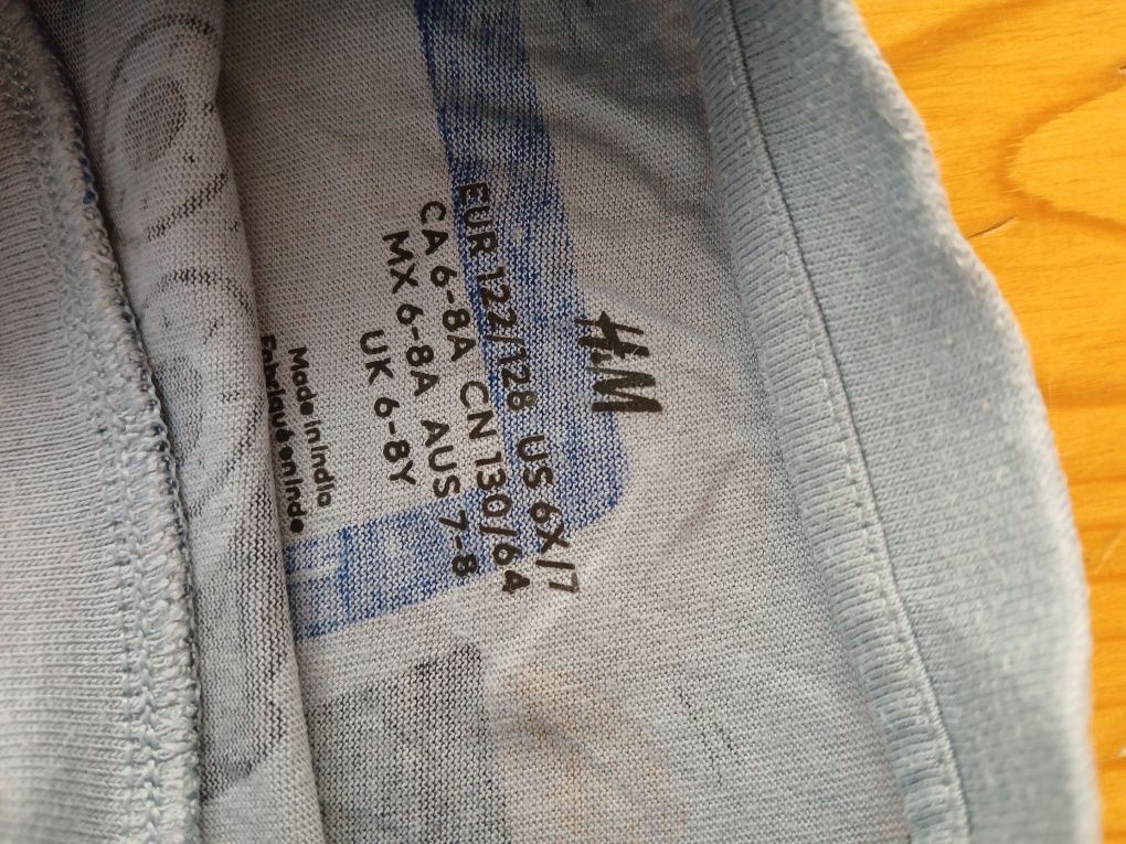 Bluzka H&M 122/128 koparki
