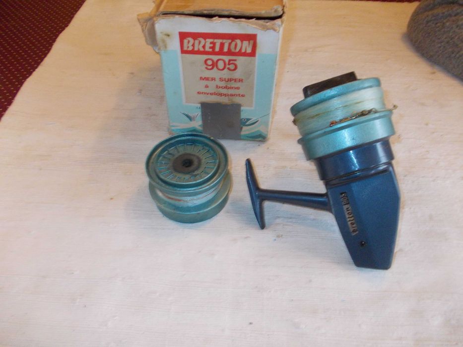 Raro Carreto Carrinho de pesca Breton 905 Excelente Estado
