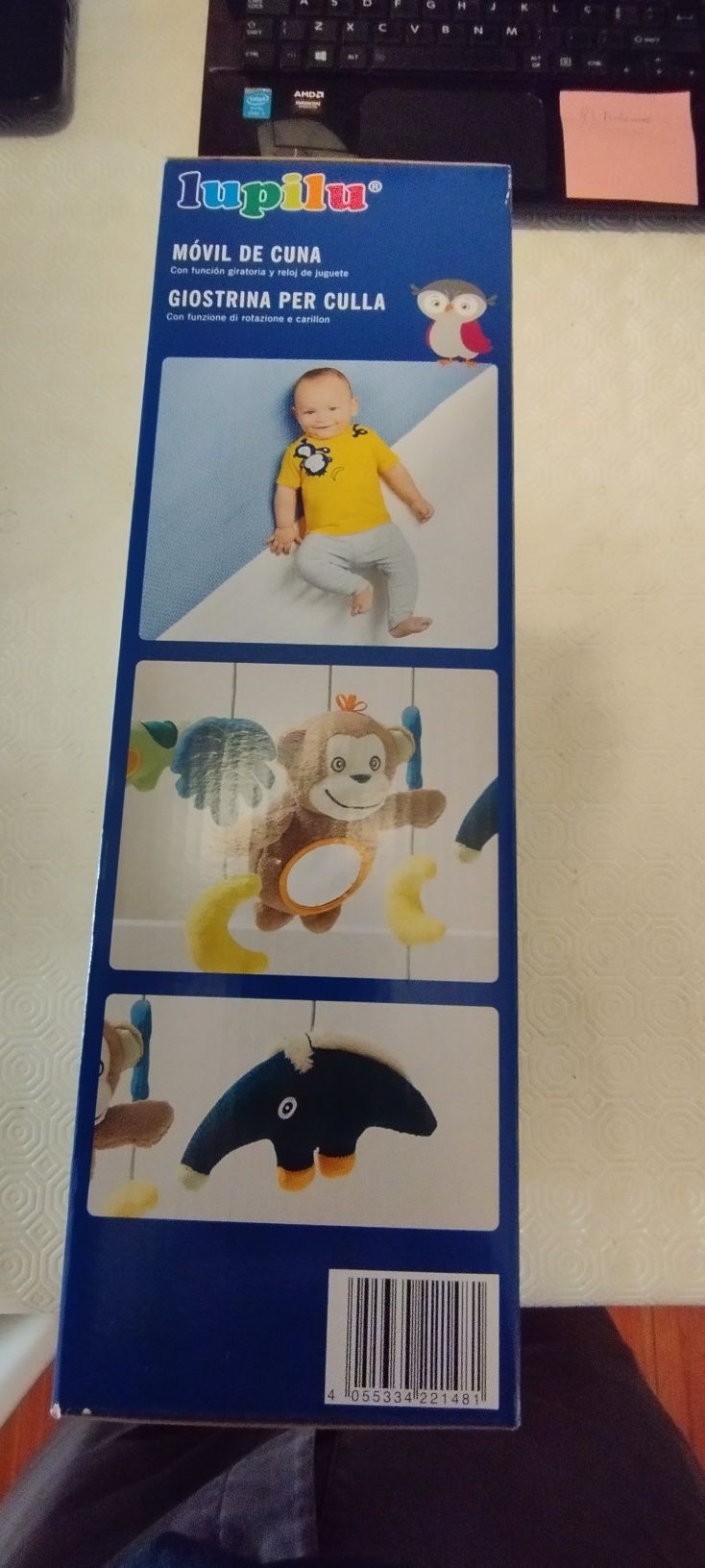 Brinquedo Berço Musica
