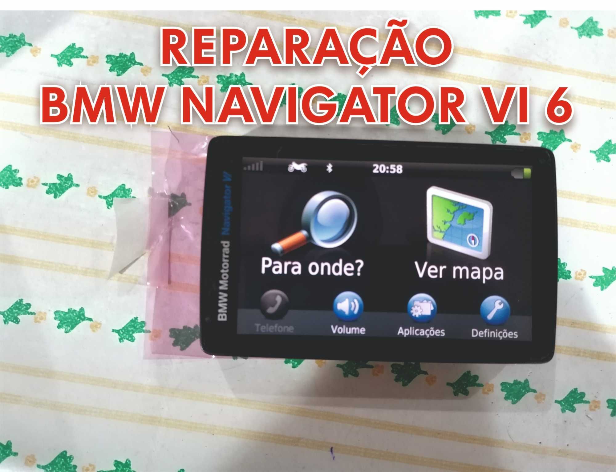 Reparação Ecrã GPS BMW Navigator VI 6