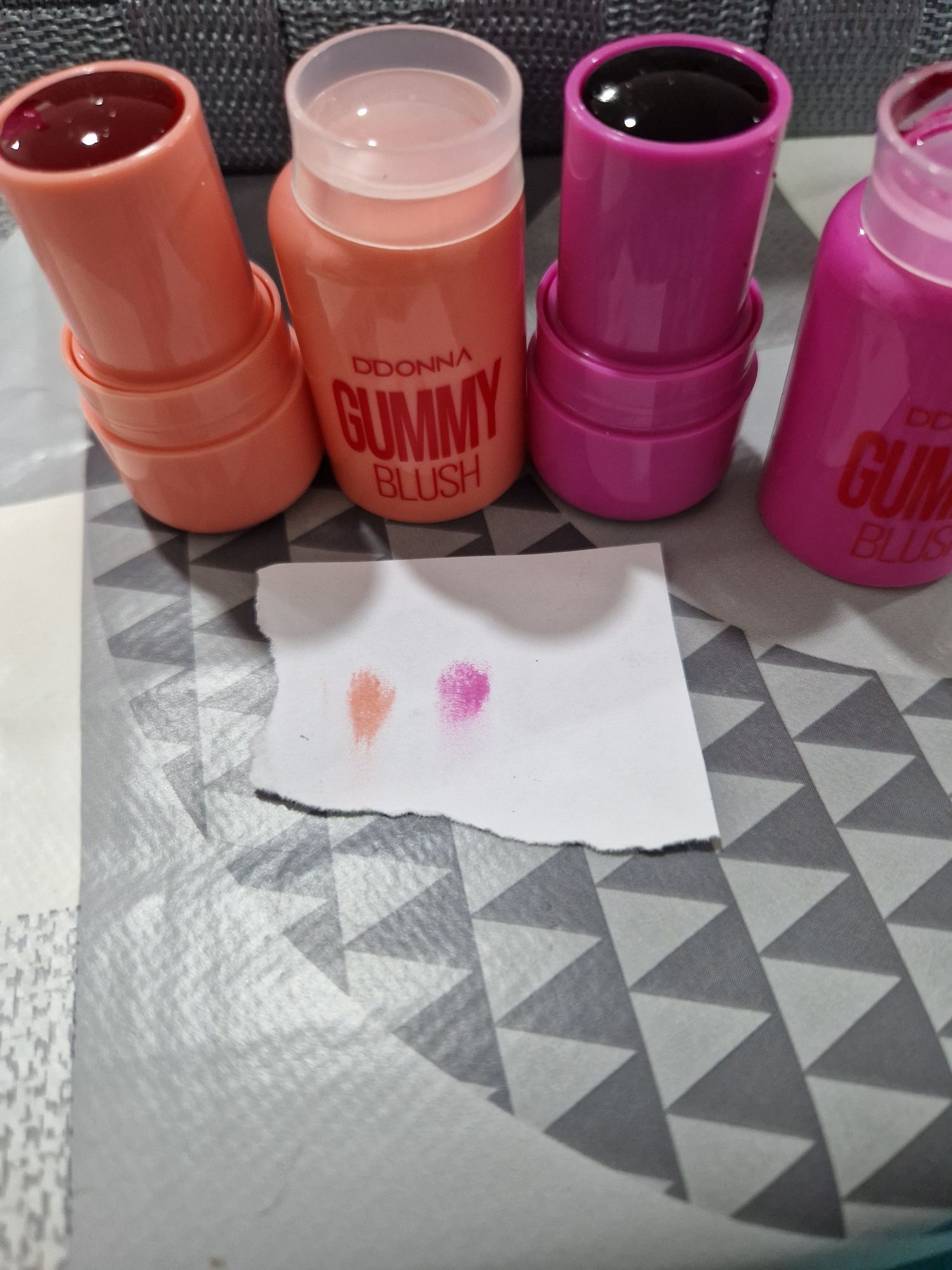 Blush em gel rosa