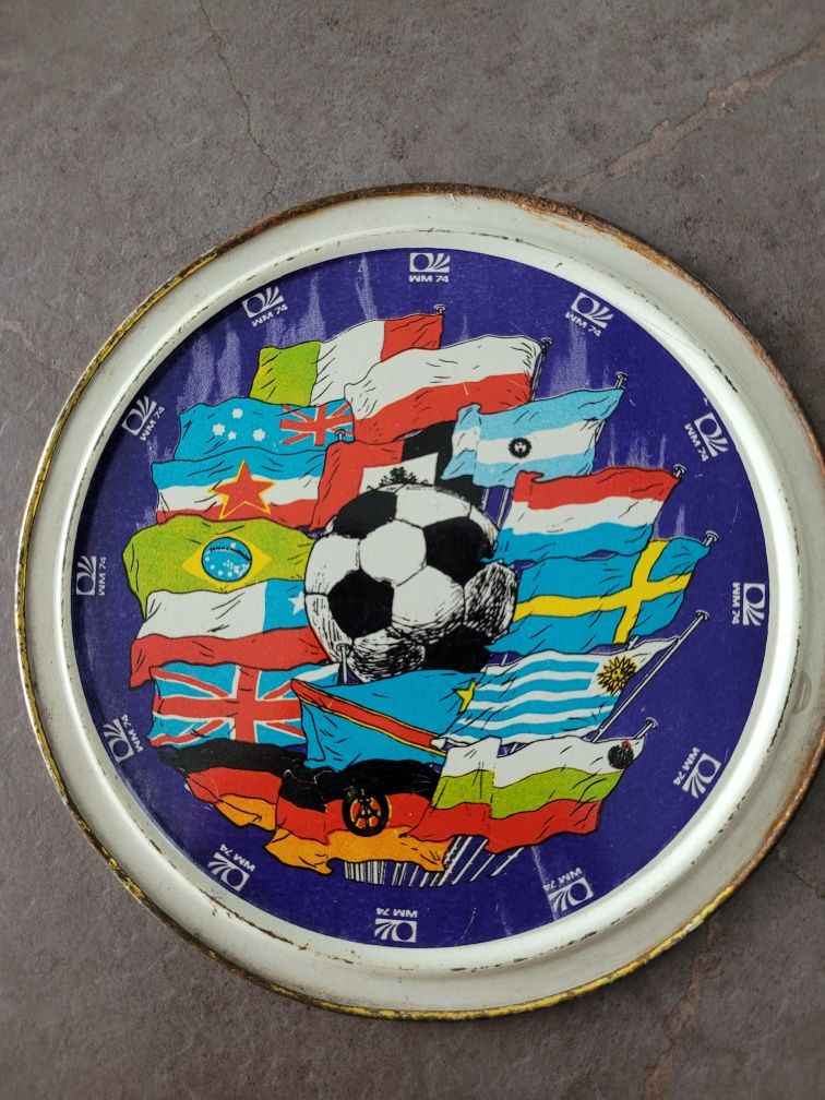 Reprezentacja Polski Mistrzostwa Świata 1974. Tabliczka/talerz PRL