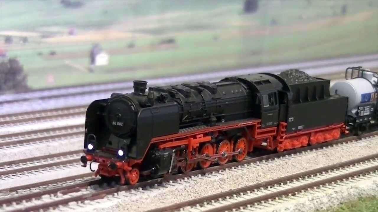 Comboios N Minitrix 12369 Locomotiva a vapor com som