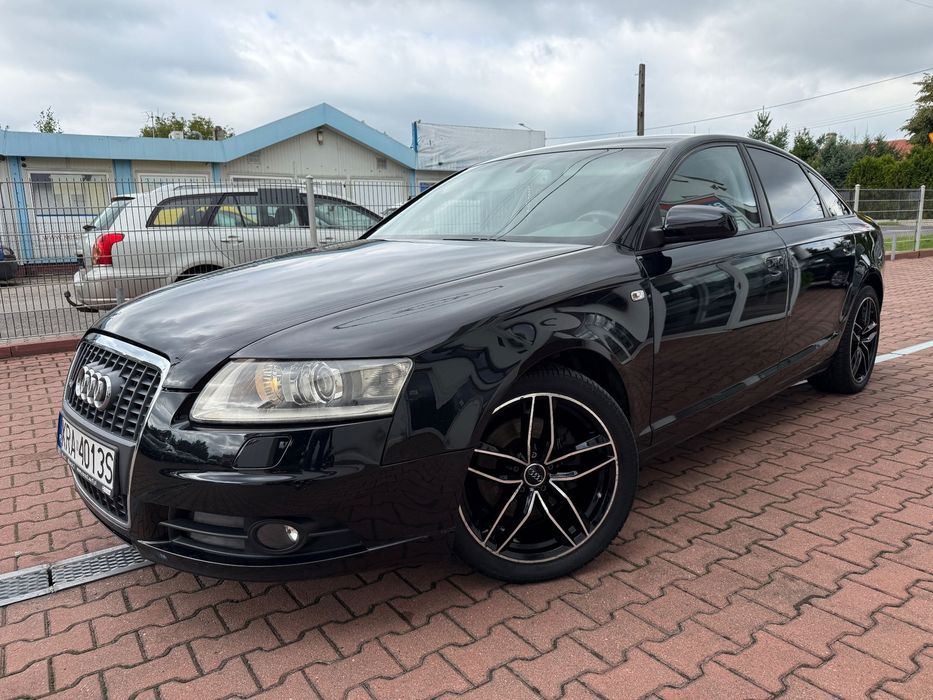 Audi A6 Limousine Nowy rozrząd 2.0Tdi czarny sedan ładne auto rej w PL