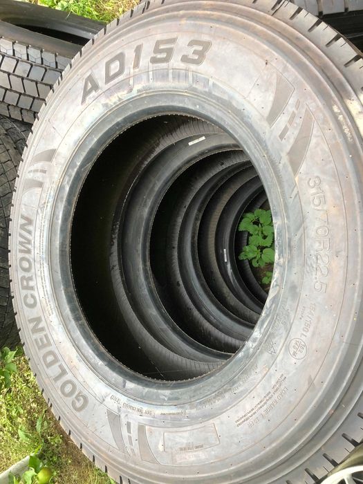 Нові вантажні шини Golden Crown 315/70 R22,5, AD153, грузова резина