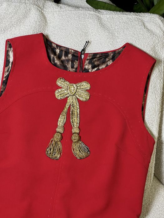 Червона сукня Dolce&Gabbana, розмір М, розпродаж до 90% знижки, люкс