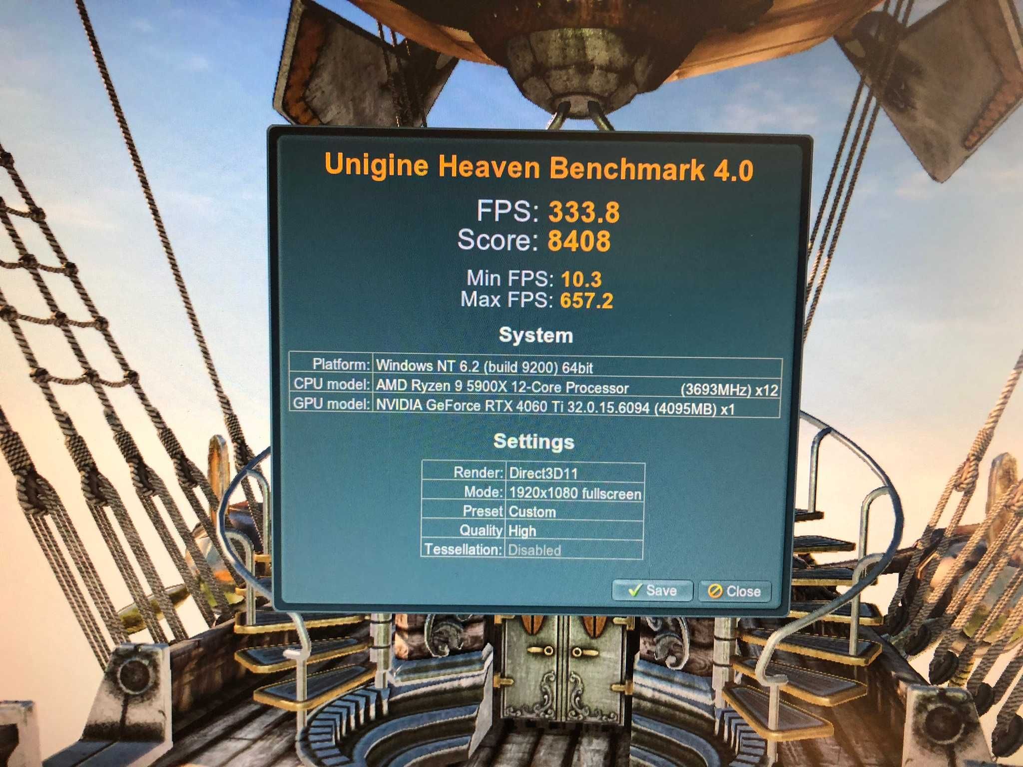 PC Gaming, Ryzen 9,RTX 4060Ti, RAM 32, SSD 1Tb,AsRock A520M