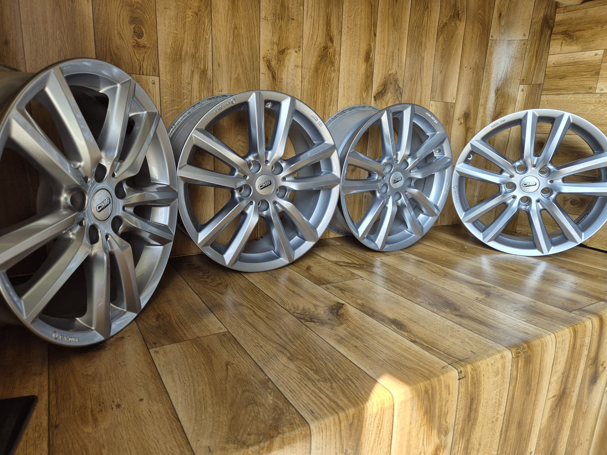 Alufelgi CMS 17 cali  5x112 et27 7,5j stan bdb Audi VW Seat skoda merc