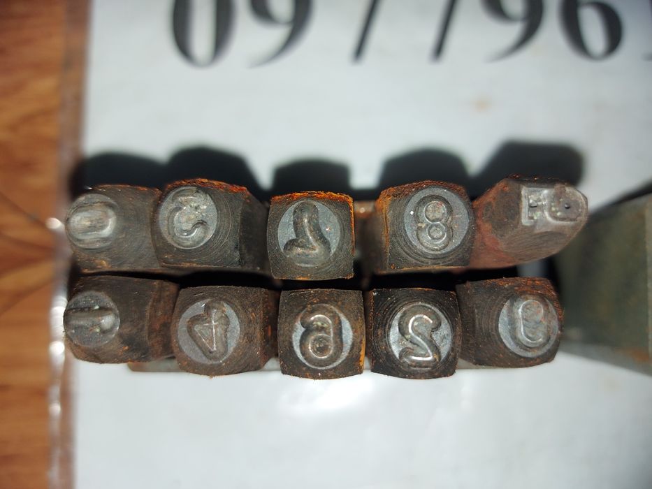 Клейма цифровые   Номер 5