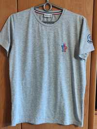 Moncler t-shirt koszulka szara S