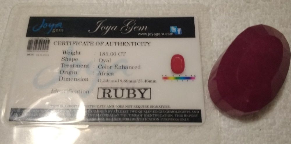 Ruby Cabochon 185Quilates