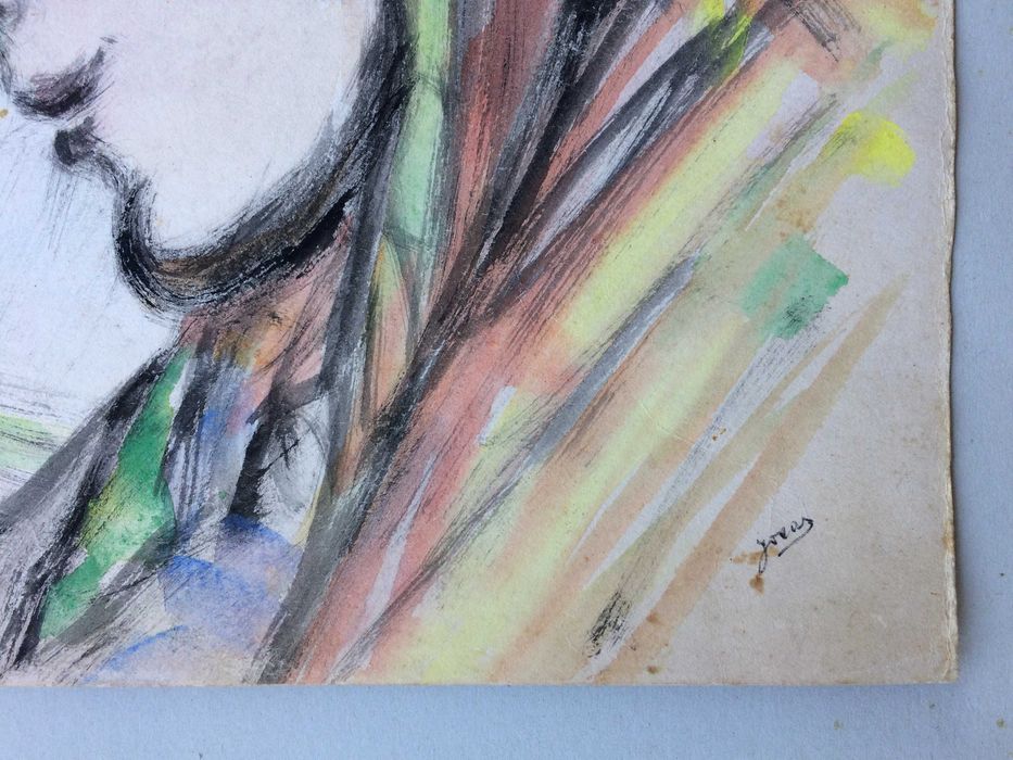 Dois originais do artista JOCAR – 2 pinturas sobre o mar – Setúbal