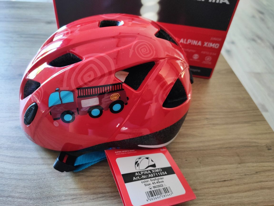 Kask rowerowy Alpina Ximo firefighter 45-49 cm XD1411