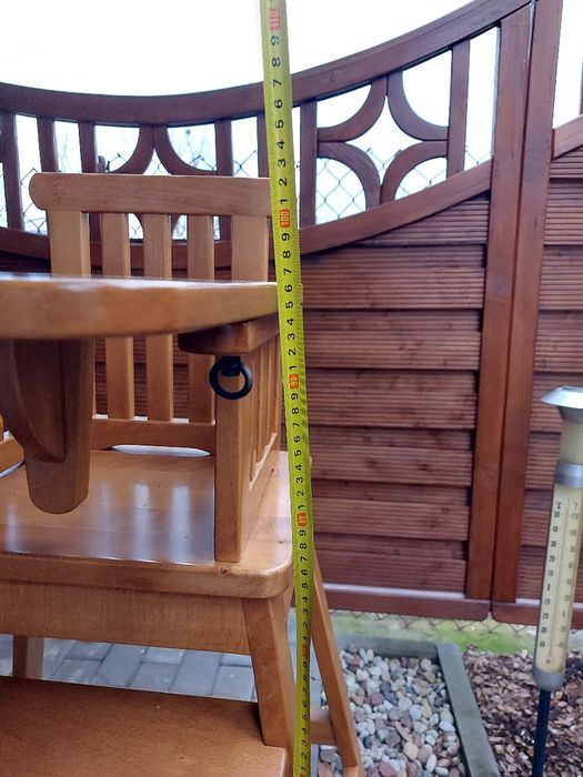 Fotel/krzesło do karmienia DREWNIANE