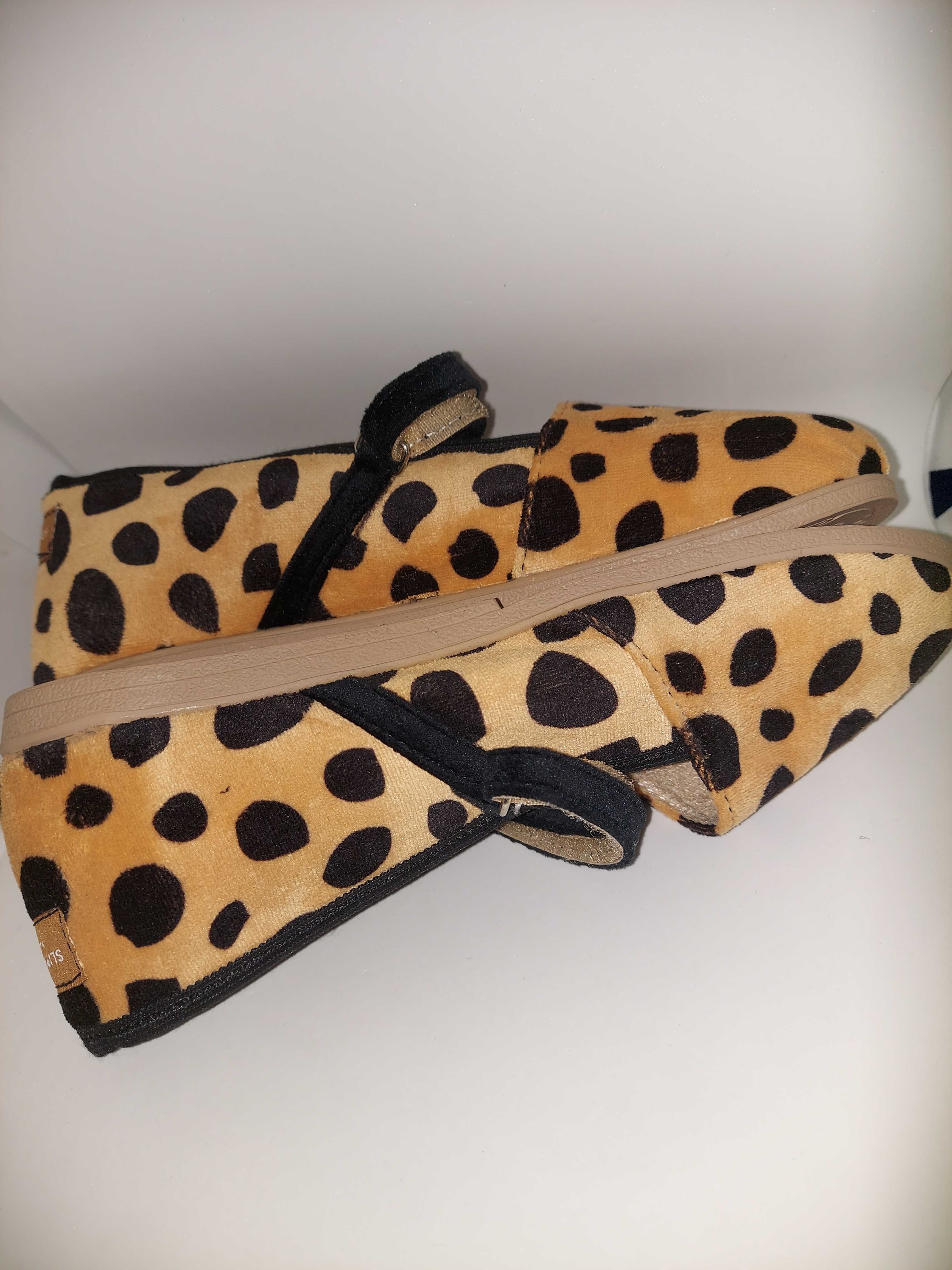 Baleriny dla dzieci Slippers Family Gepard rozmiar 35 oraz 36