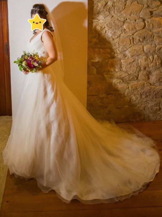 Vestido de Noiva Marylise (com sapatos)