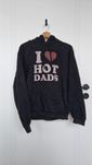Czarna bluza "I LOVE HOT DADS" James & Nicholson