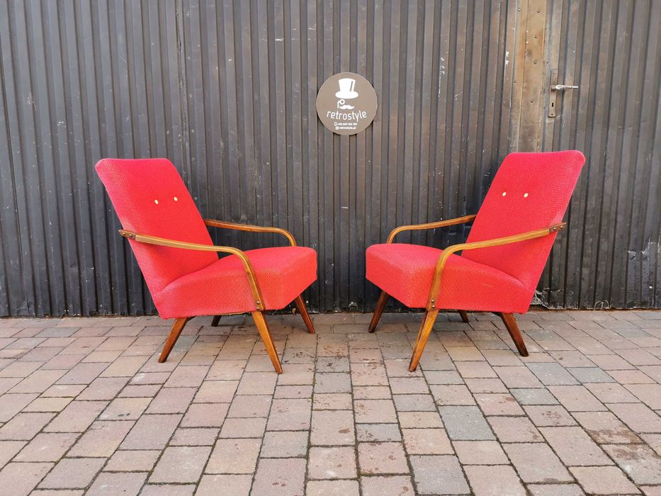 Fotel JITONA Czechosłowacja '60, PRL design, Vintage, RETRO