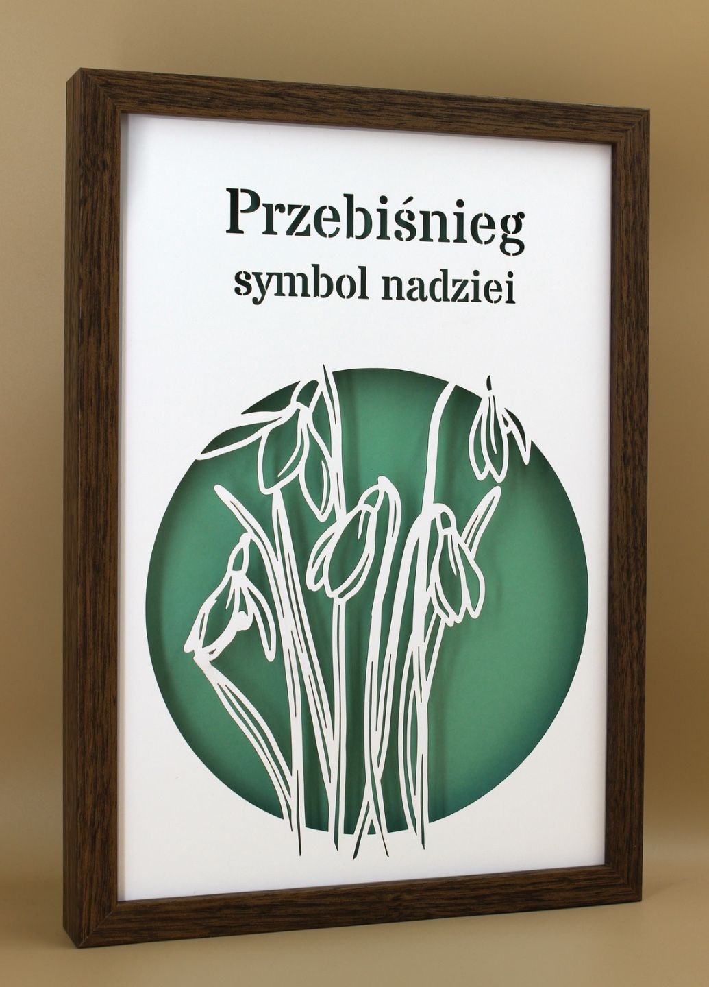 Ramka 3D Shadow Box Przebiśnieg