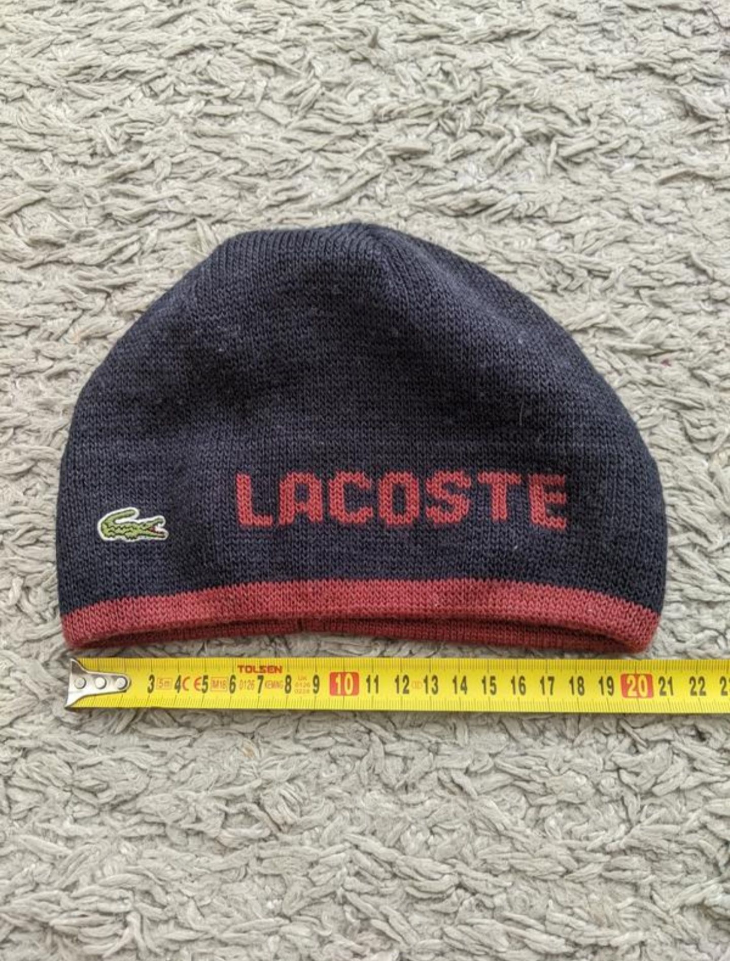 Шапка lacoste, one size, оригінал, вінтаж