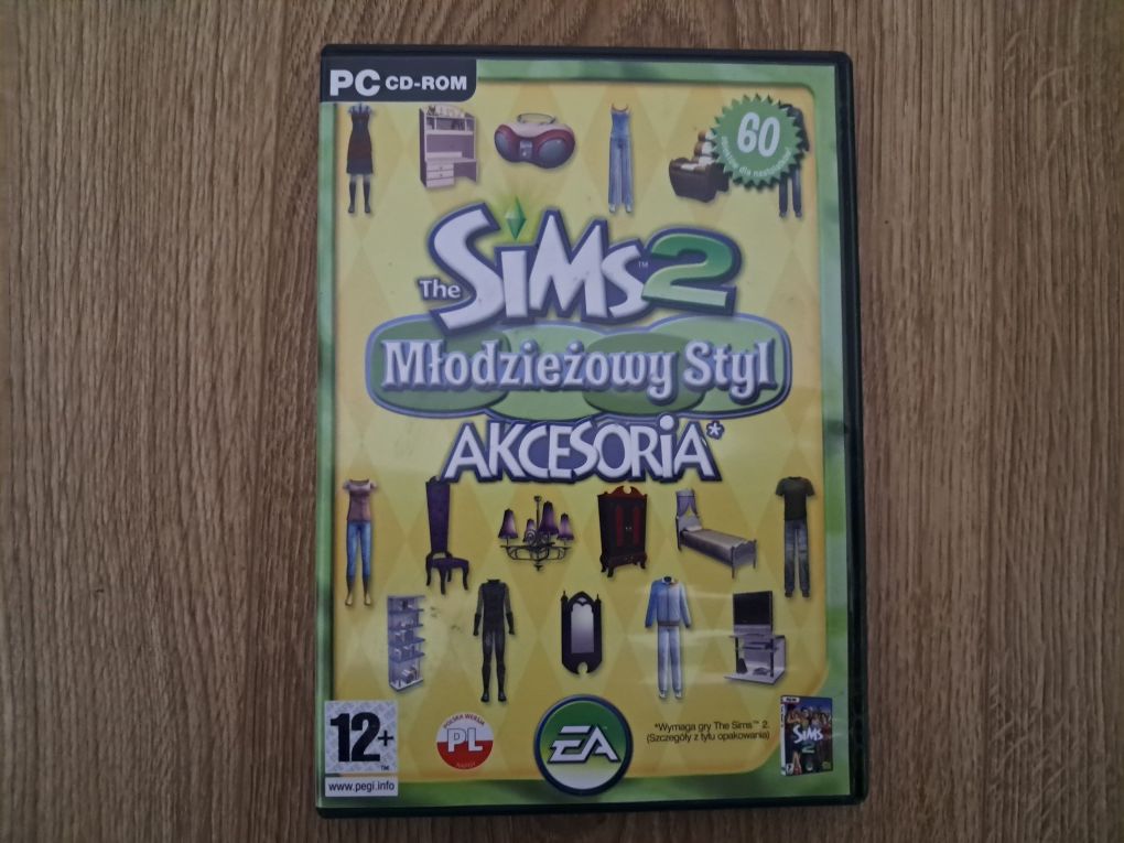 The Sims 2 Młodzieżowy Styl Akcesoria PC CD