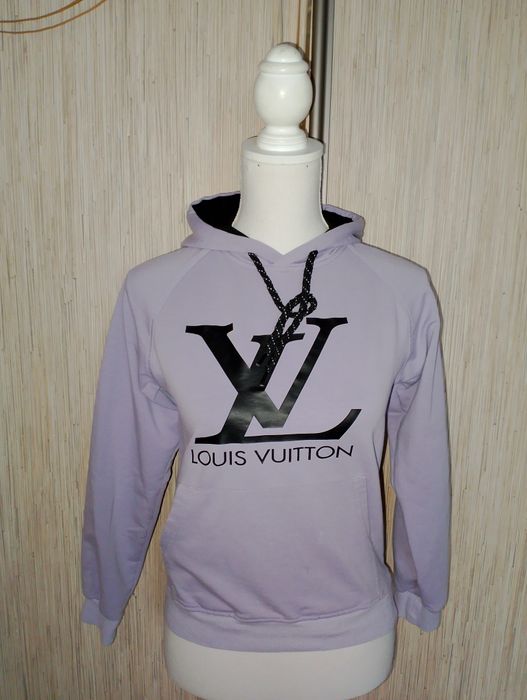 Liliowa bluza z kapturem Louis Vuitton r.XS