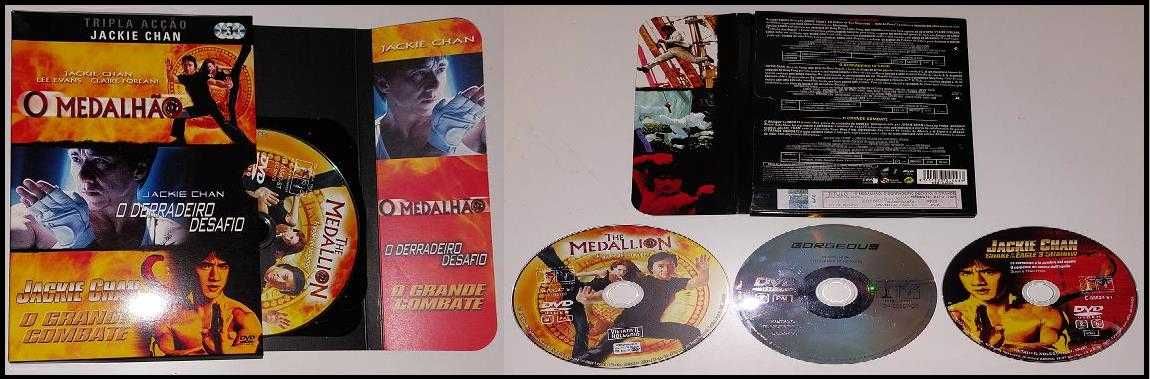 Filmes DVD Originais Trilogia Jackie Chan 10 € Cada Trilogia